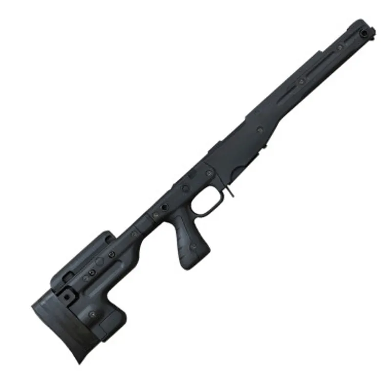 AI AT AICS .308 Win Rem 700 Short Action 1.5 Fixed Adj Cheek Piece Stock Black