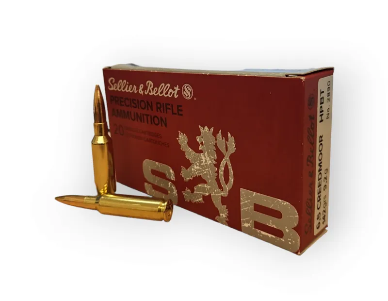 Sellior  Bellot 6.5 Creedmoor 142Grain HPBT Ammunition - 20rnd - V341612 