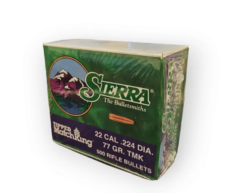  Sierra Bullets .224 x 77gr TMK Tipped Matchking 500ct 7177C