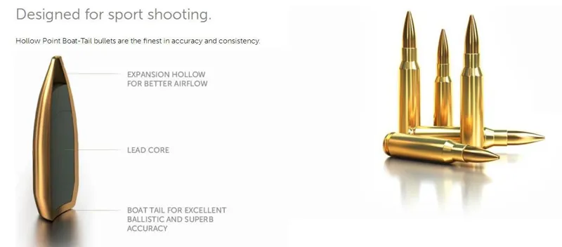 Sellior  Bellot 6.5 Creedmoor 142Grain HPBT Ammunition - 20rnd - V341612 -1