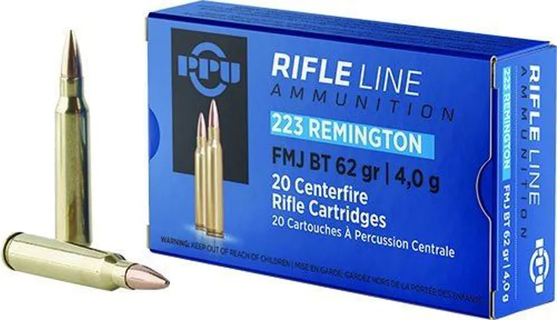 PPU .223 Remington 69Grain HPBT Match Ammunition - 20 Rnds - A399