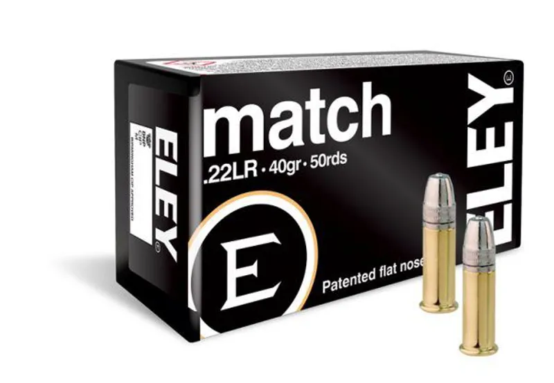 Eley Match .22 LR Ammunition 50rnd