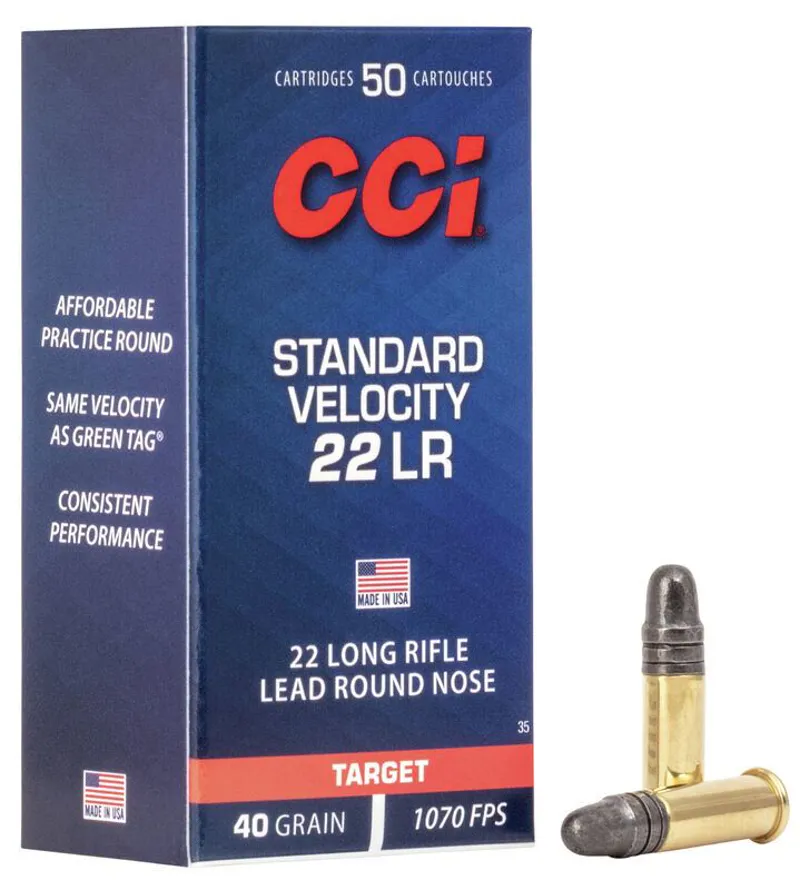  CCI Standard .22 LR Ammunition 50rnd
