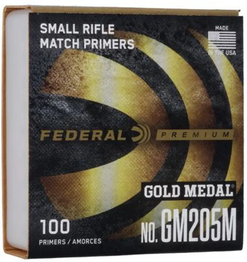 Federal Small Rifle Gold Medal Match Primer GM205M