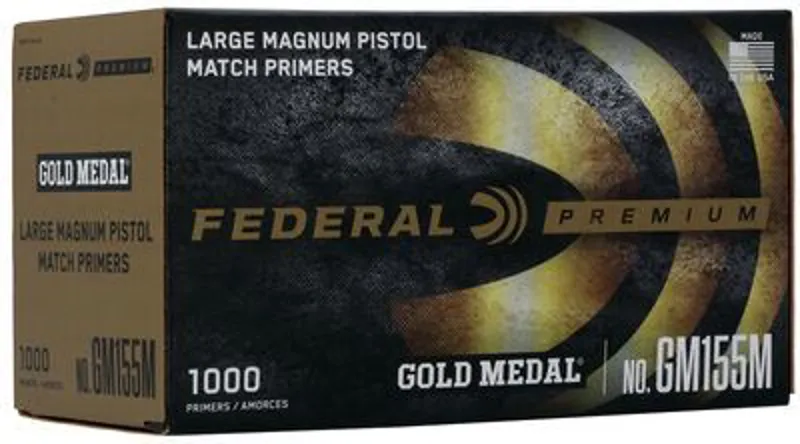 Federal Large Pistol Magnum Gold Medal Primer GM155M