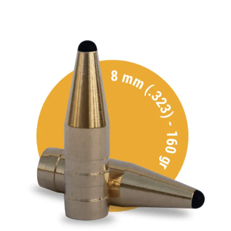 Fox Classic Hunter Bullets 8mm 160Grain - 50ct - Lead Free