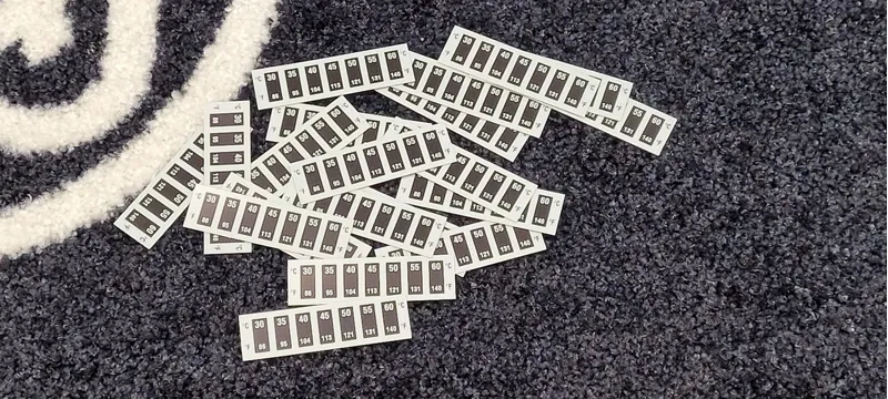  Barrel Temperature Strip - 30-60C / 86-140F