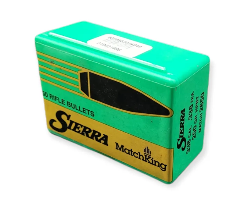  Sierra Bullets .338 x 250gr HPBT Match 50ct 2650
