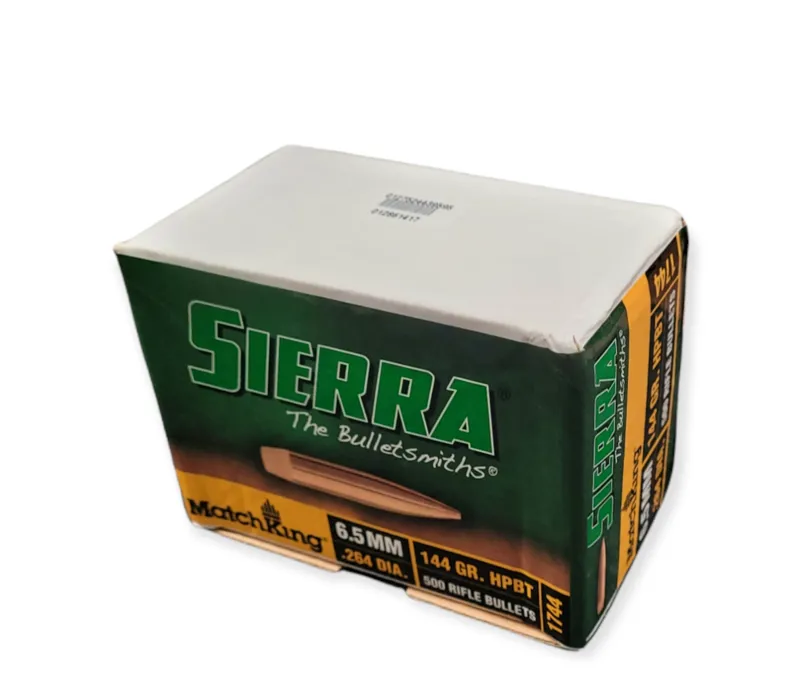 Sierra Bullets .264/6.5mm x 144gr HPBT Match 500ct 1744C