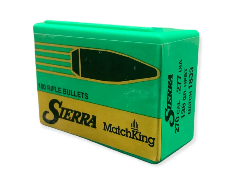  Sierra Bullets .270 135gr HPBT Match 100ct 1833
