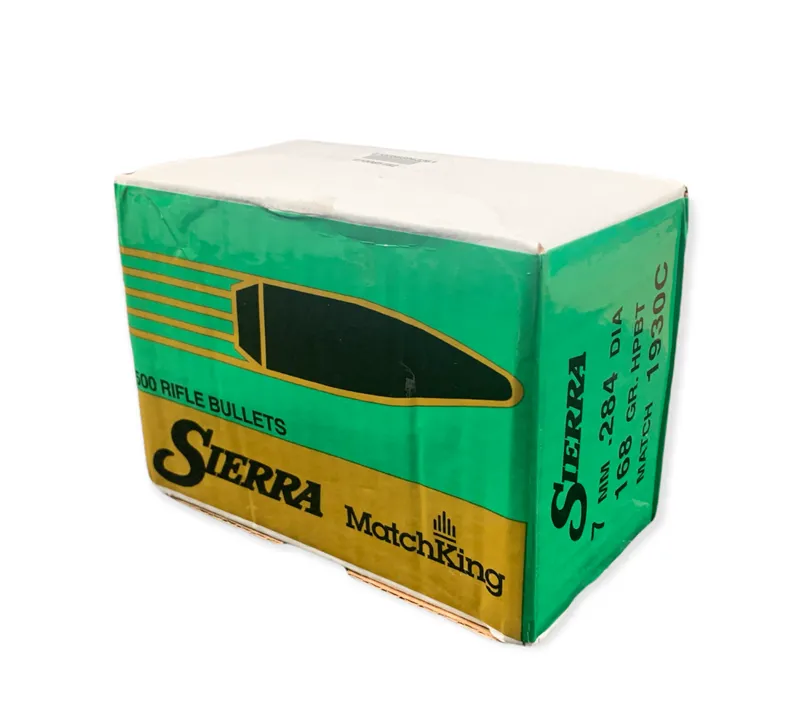  Sierra Bullets .284/7mm x 168gr HPBT Match 500ct 1930C