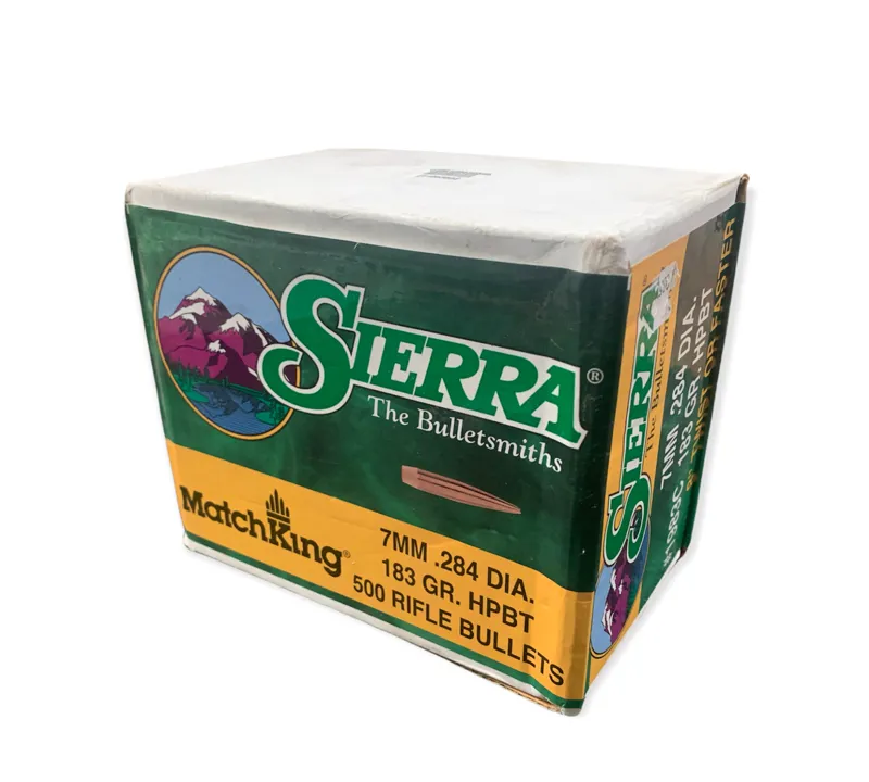  Sierra Bullets .284/7mm x 183gr HPBT Match 500ct 1983C