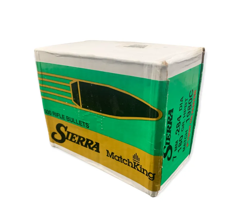  Sierra Bullets .284/7mm x 180gr HPBT Match 500ct 1980C