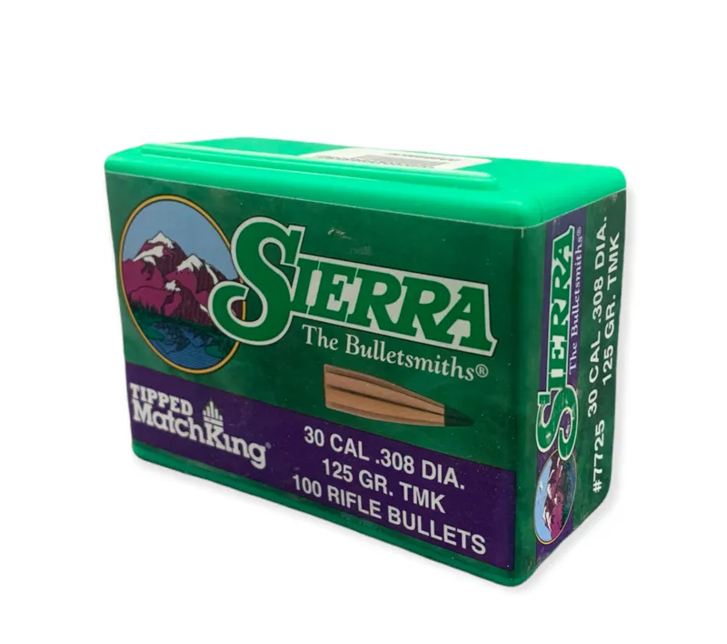  Sierra Bullets .308 x 125gr TMK Tipped Matchking 100ct 7725
