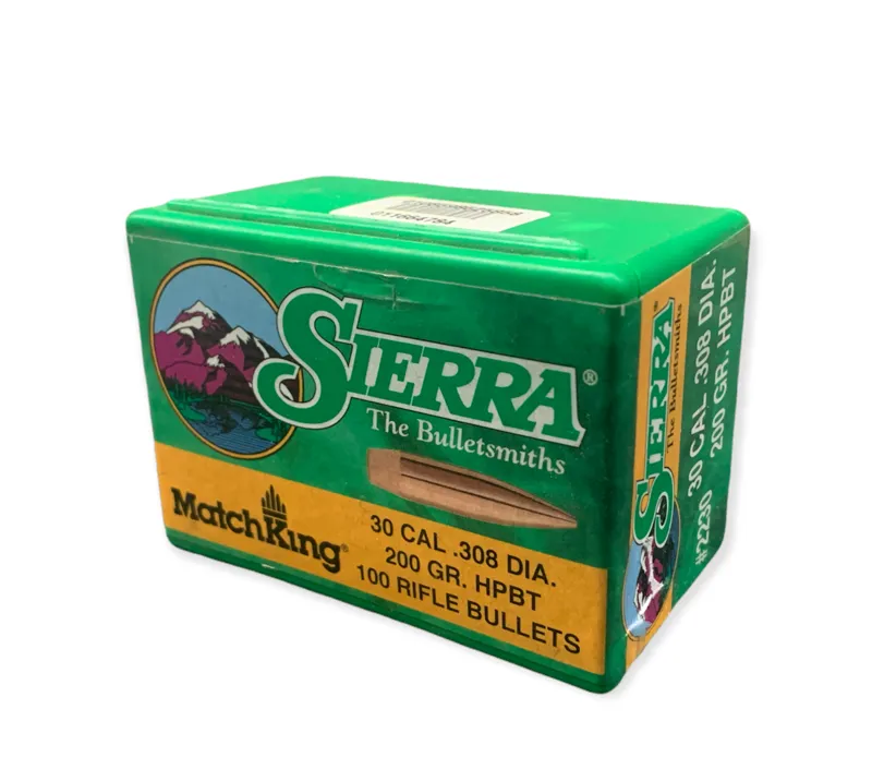 Sierra Bullets .308 x 200gr HPBT Match 100ct 2230
