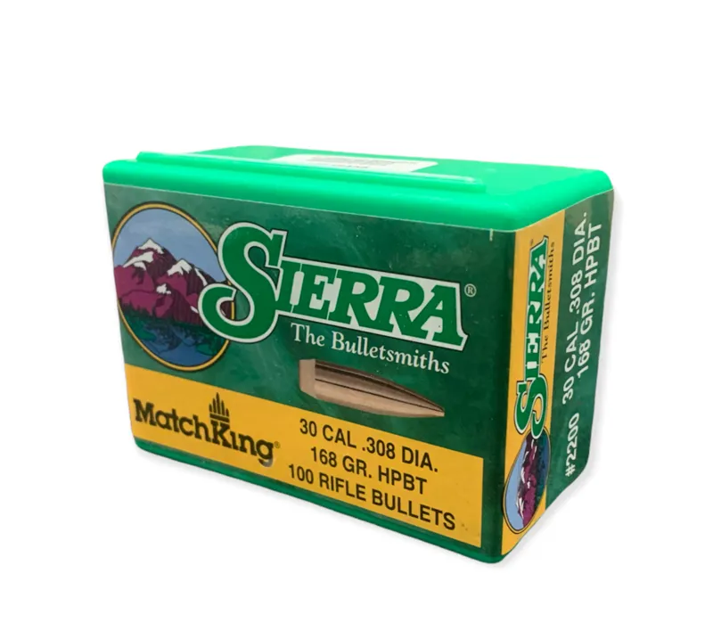  Sierra Bullets .308 x 168gr HPBT Match 100ct - 2200
