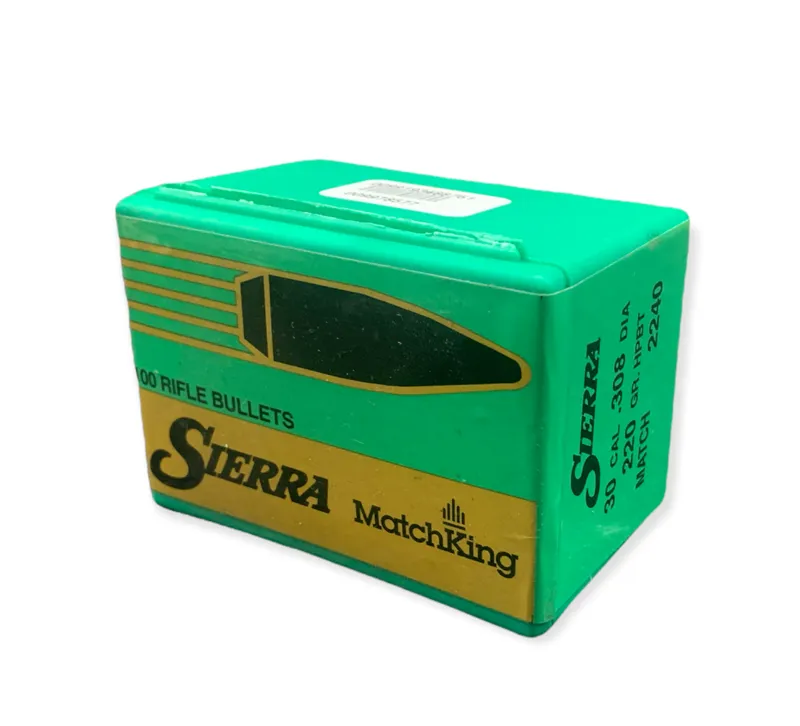  Sierra Bullets .308 x 220gr HPBT Match 100ct 2240 