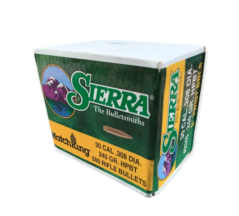  Sierra Bullets .308 x 240gr HPBT Match 500ct 9245
