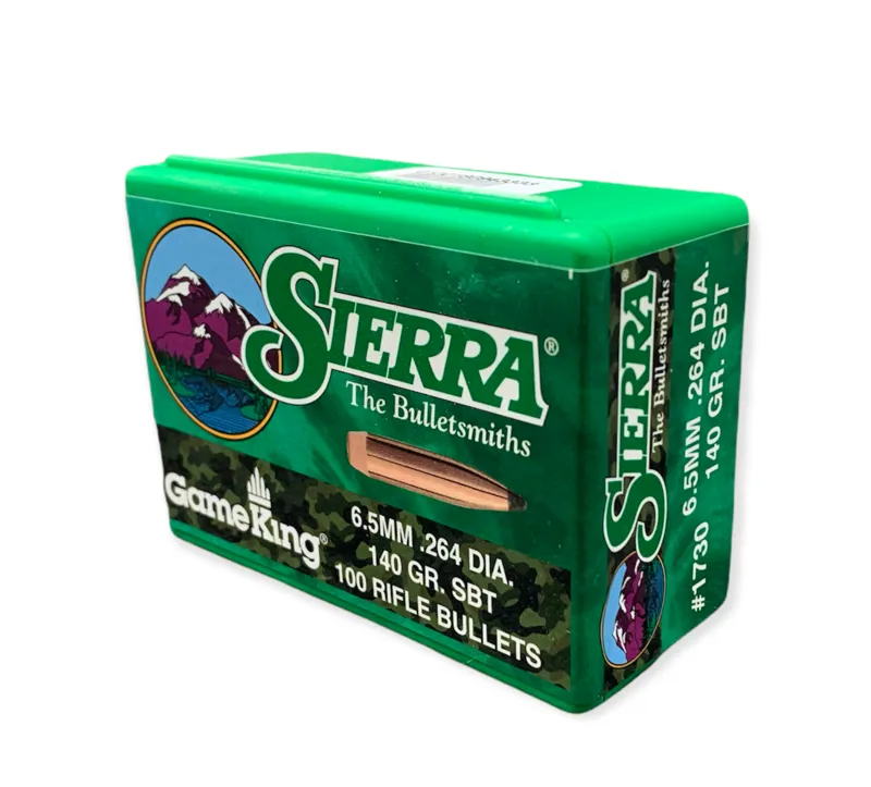 Sierra Bullets .264/6.5mm x 140gr SBT Gameking 100ct 1730 