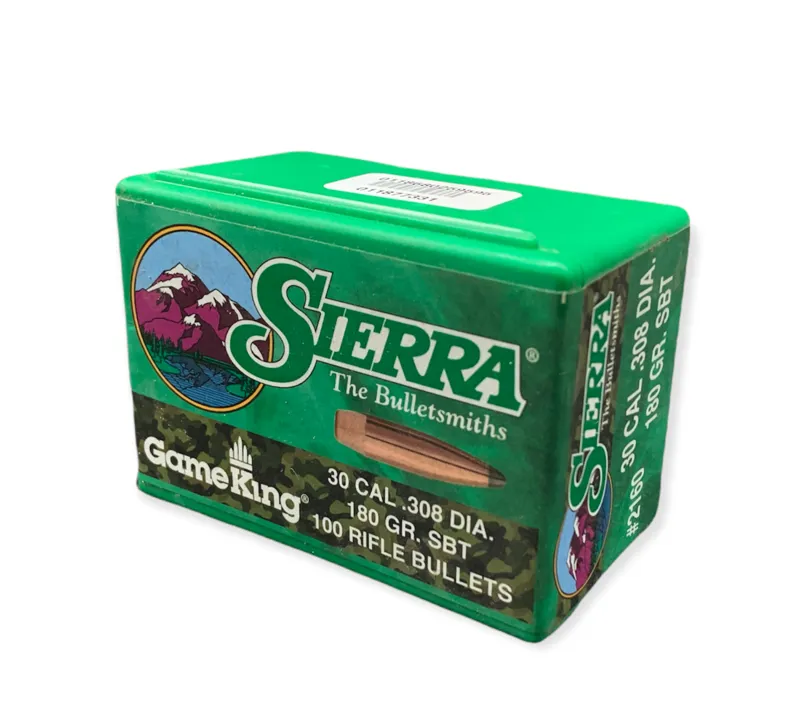 Sierra Bullets .308 x 180gr SBT Gameking 100ct 2160