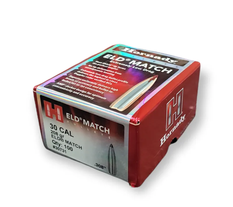  Hornady .30 x 208 Grain ELD-M 100ct 30731