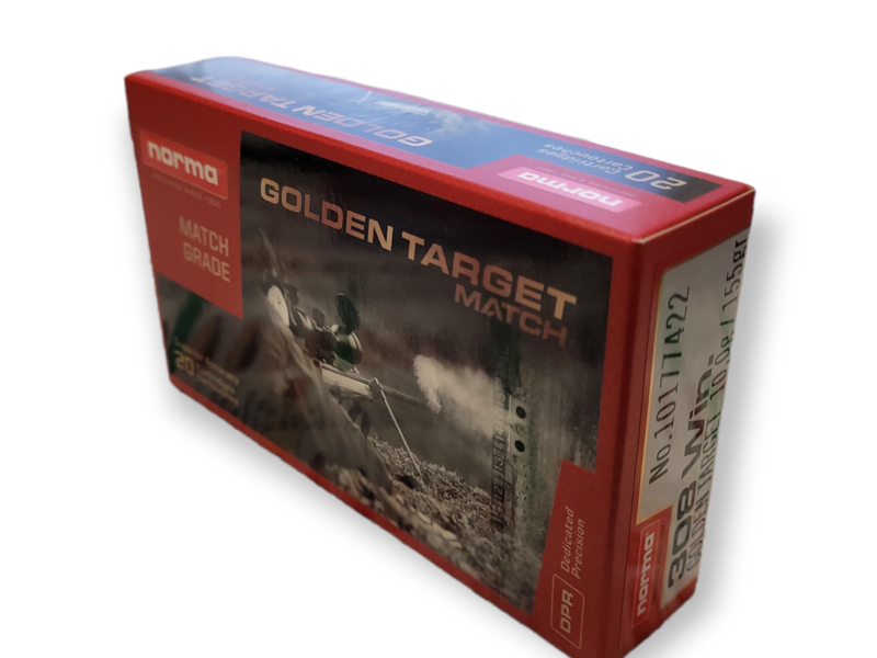 Norma Golden Target .308 Win 155gr Match Ammunition  20 Round 10177422
