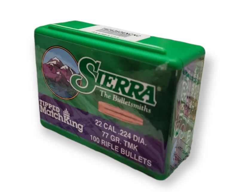 Sierra Bullets .224 x 77gr TMK Tipped Matchking 100ct 7177