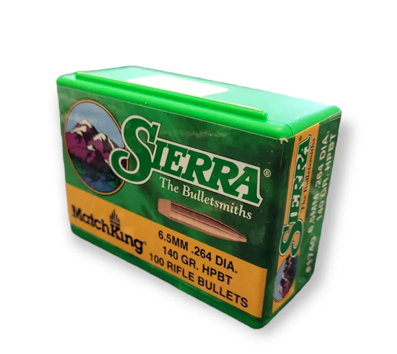  Sierra Bullets .264/6.5mm x 140gr HPBT Match 100ct 1740