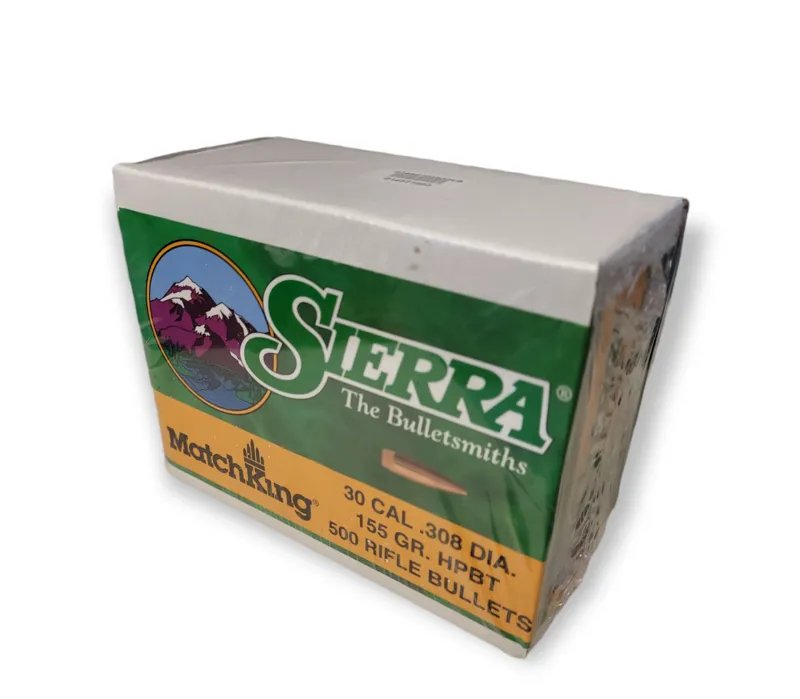  Sierra Bullets .308 x 155gr HPBT Match 500ct 2155C.
