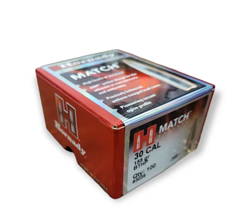 Hornady .30 x 155 Grain Match BT HP 100ct 3039