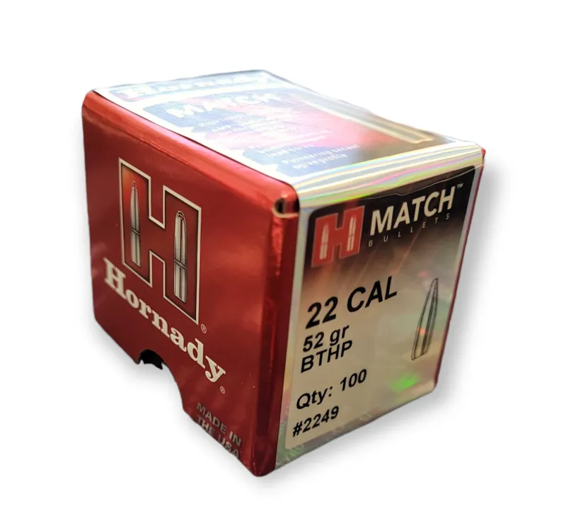  Hornady .224 x 52 Grain Match BT HP 100ct 2249