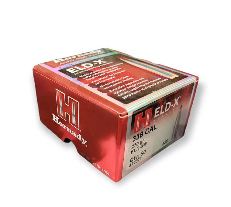 Hornady .338 x 270 Grain ELD-X 50ct 33371