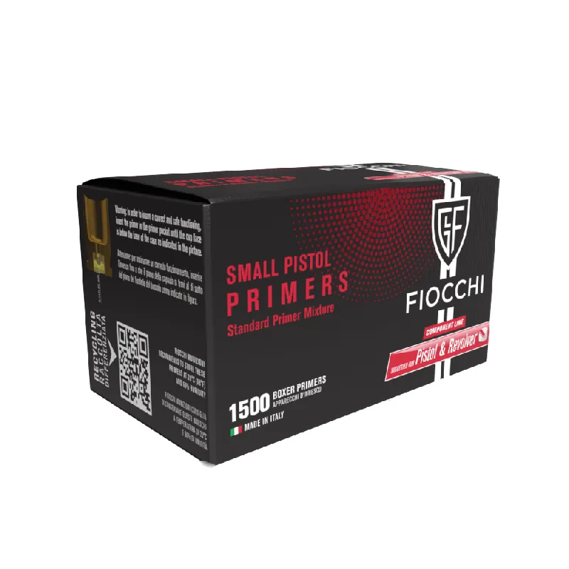  Fiocchi Small Pistol Primer - 1500ct - 080430