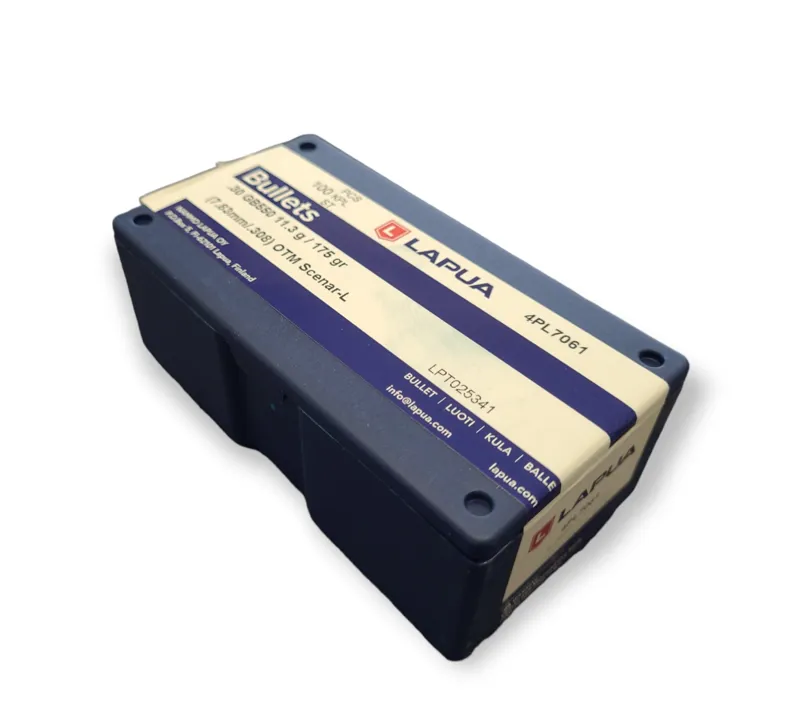 Lapua .30 x 175 Grain OTM Scenar L - 100ct - 4PL7061