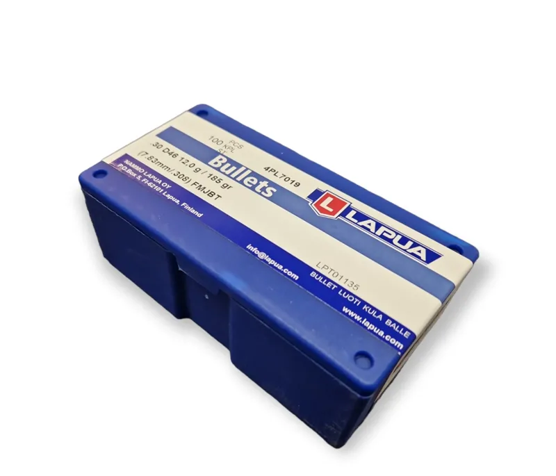  Lapua .30 x 185 Grain FMJBT 100ct - 4PL7019 - D46
