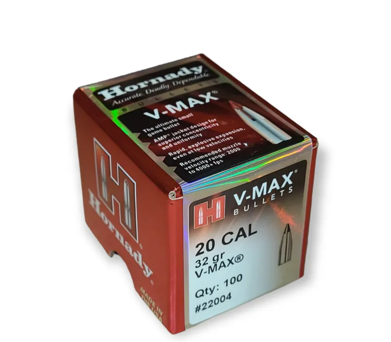  Hornady .204 x 32 Grain V-Max 100ct 22004