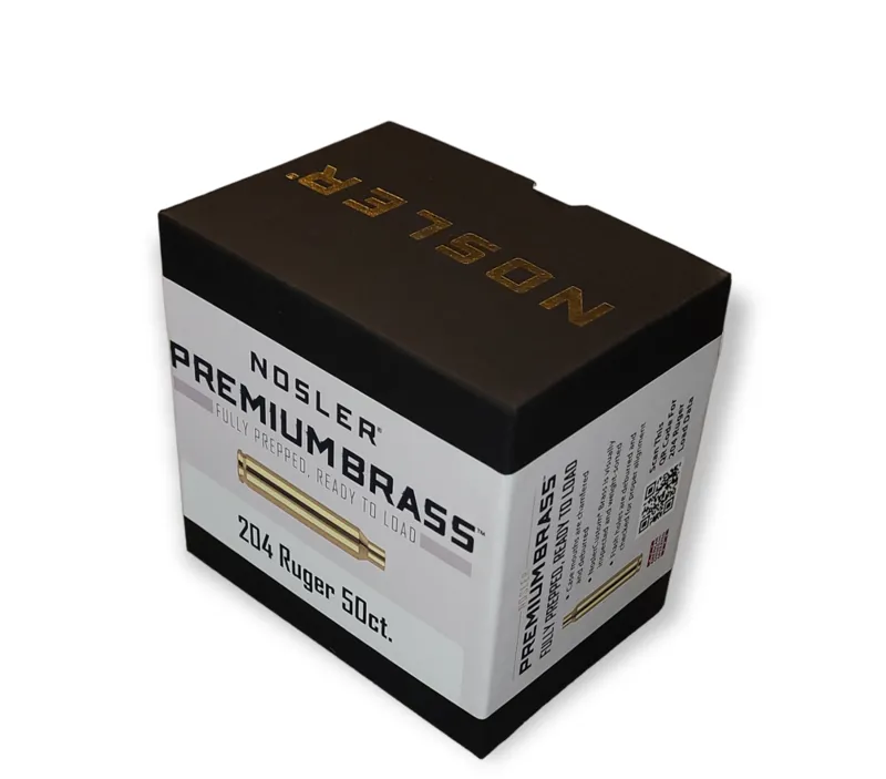 .204 Ruger New Nosler Brass Cases 