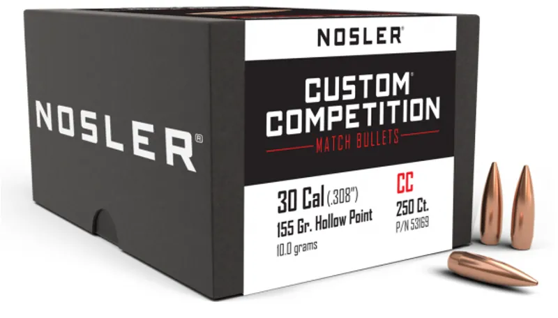 Nosler .308 x 155Grain Custom Competition 250ct 53169
