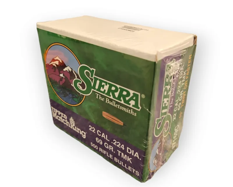 Sierra Bullets .224 x 69gr TMK Tipped Matchking 500ct 7169C