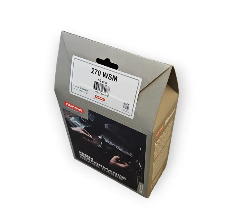  .270 WSM Norma New Brass 50ct N26907