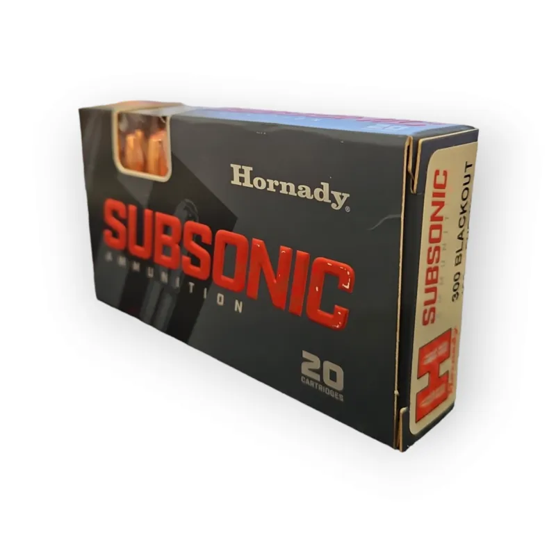  HORNADY 300 Blackout 190 Grain Sub-X Subsonic Ammunition 20rnd