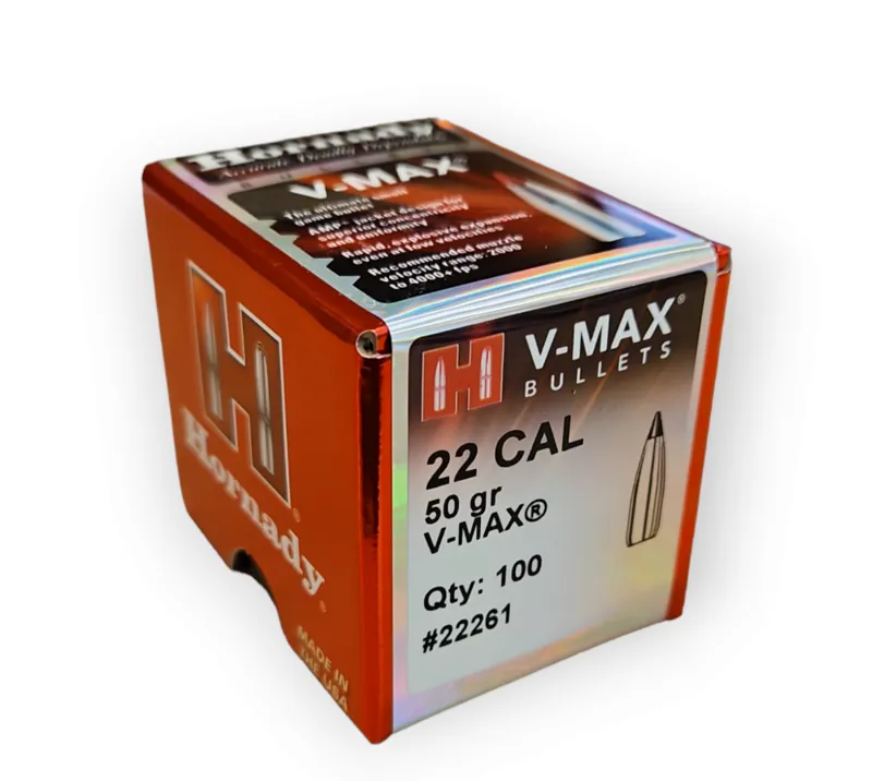  Hornady .224 x 50 Grain V-Max 100ct 22261