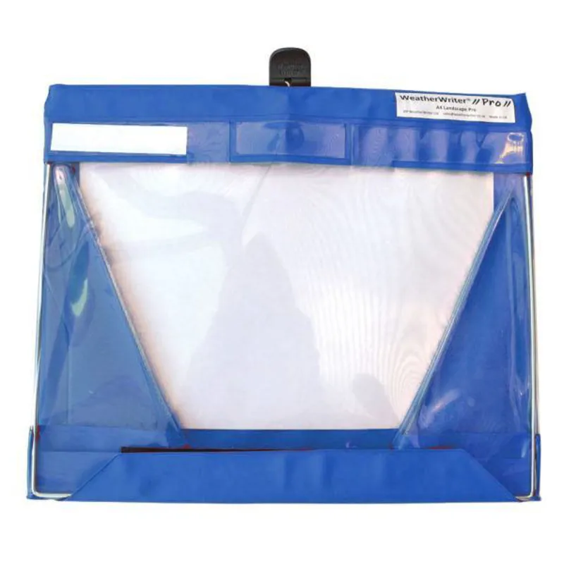  Weather Writer A4 Landscape - Blue