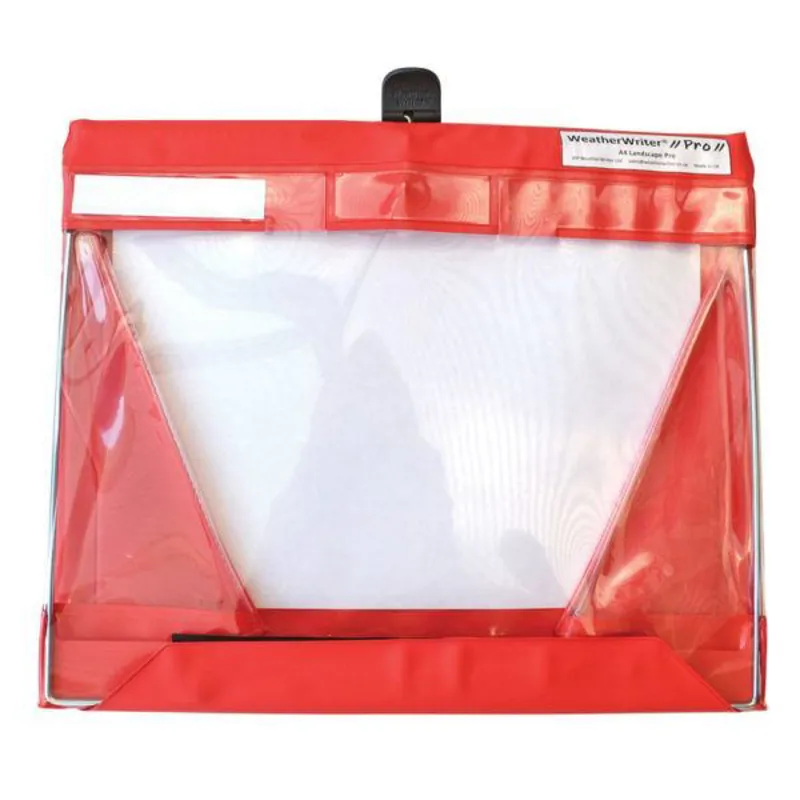  Weather Writer A4 Landscape - Red