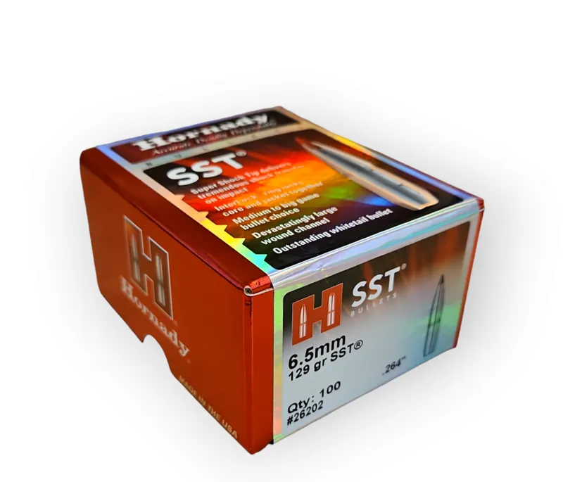  Hornady 6.5/.264 x 129 Grain SST 100ct 26202