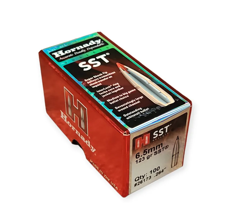  Hornady 6.5/.264 x 123 Grain SST 100ct 26173