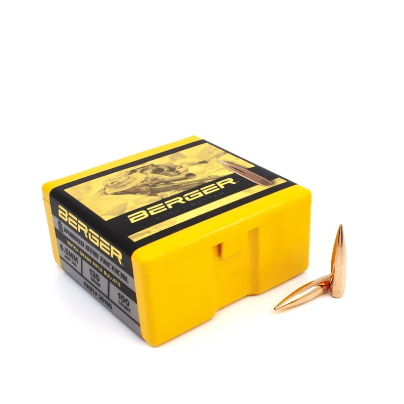  Berger .264/6.5mm x 130 Grain AR Hybrid OTM Tactical - 26195 