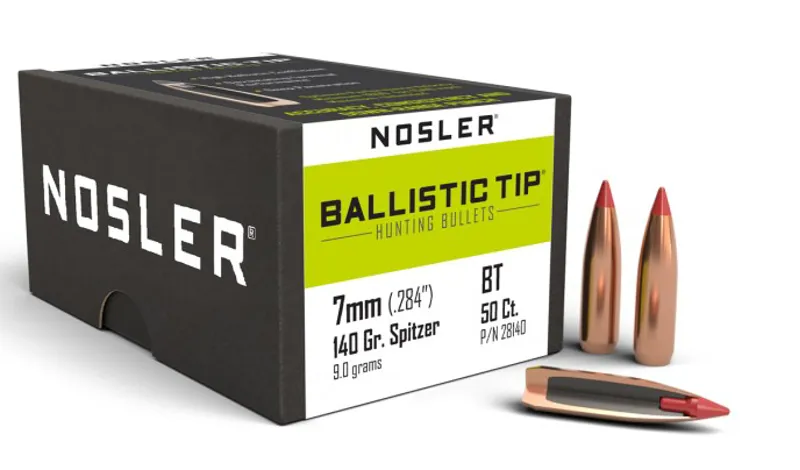 Nosler Ballistic Tip Hunting 7 mm/.284 Cal .284 140Grain 50