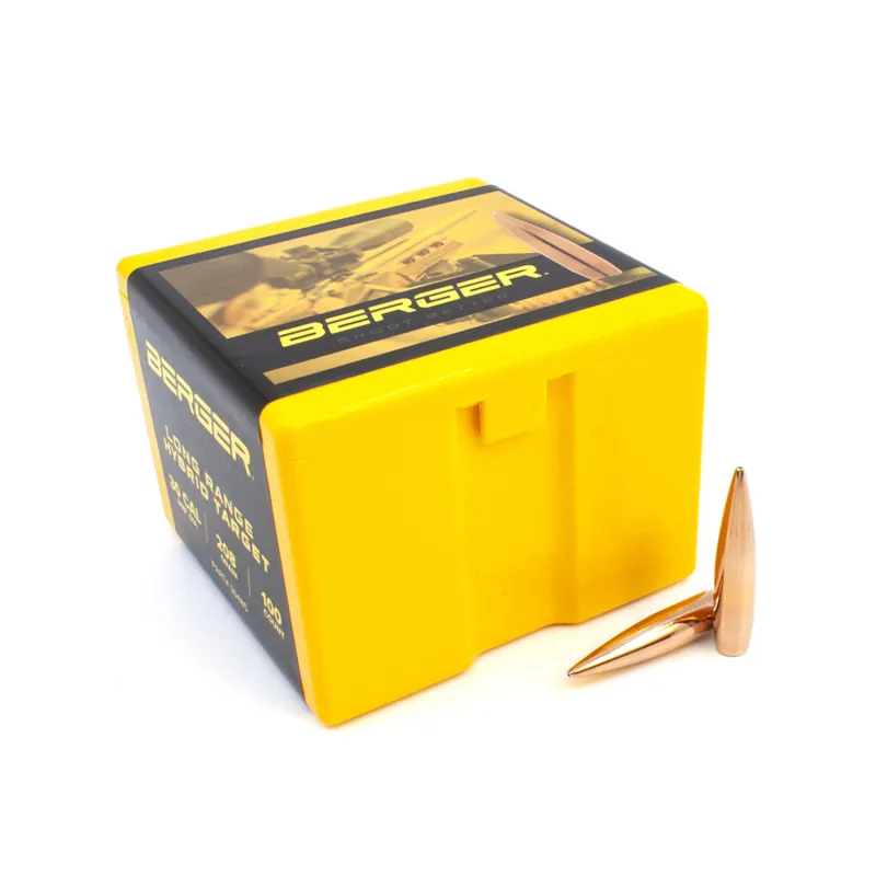 Berger .30 x 208Grain LR Match Hybrid Target - 100ct - 30485