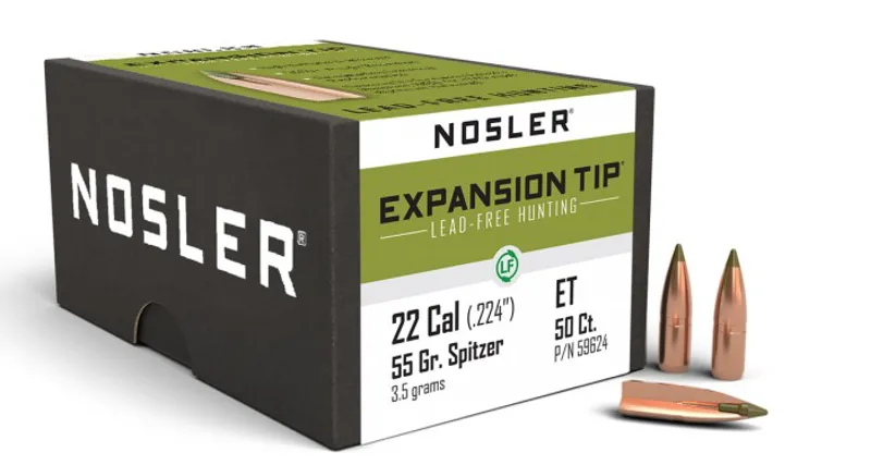 Nosler E-Tip .22 Cal .224 55Grain 50